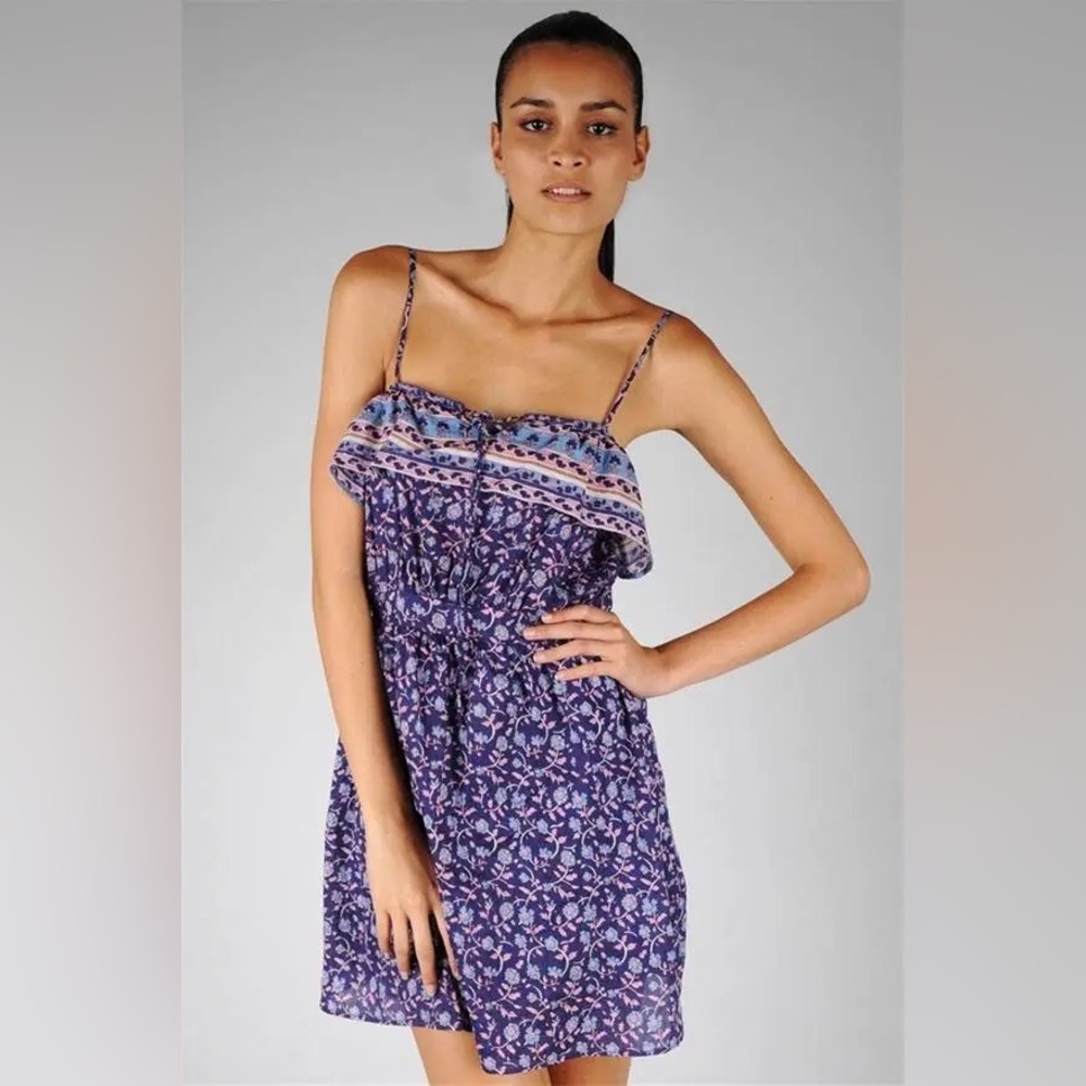 American Eagle Purple Floral Sundress